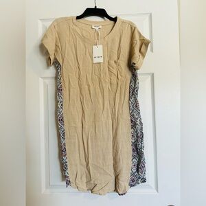 NWT Heyson Beige and Patterned Women's Dress size small